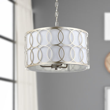 Loop 16" Metal LED Pendant - JONATHAN Y
